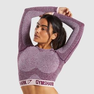 Xs purple gymshark crop top ♥️♥️ sold